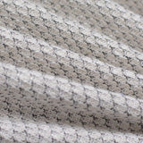 Cotton Viscose Stretch Chunky Knit Fabric, 300 gsm, 170 cm — Grey — photo 2