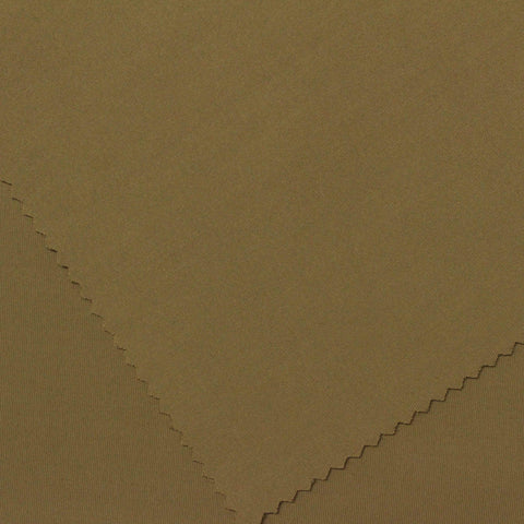 Polyester Stretch Scuba Knit Fabric, 422 gsm, 155 cm — Khaki