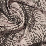 Dark Grey Animal Print Interlock Knit, Nylon-Spandex — photo 2