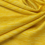 Yellow Marl Jersey Knit, Polyester — photo 2