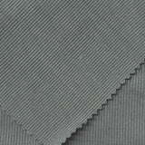 Polyester Cotton Stretch Rib Knit Fabric, 313 gsm, 135 cm — Grey — photo 2