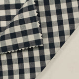 Black Check Woven, Cotton — photo 2