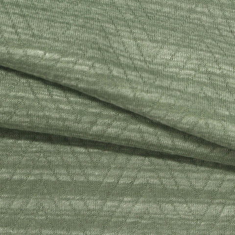 Muted Green Tone-on-Tone Jacquard, Polyester