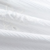 100% Viscose Crepe Fabric, 130 gsm, 130 cm — White — photo 2