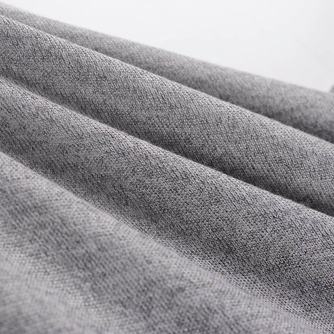 Grey Marl Jersey Knit, Polyester, 186 gsm