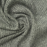 Grey Marl Rib Knit, Viscose-Poly — photo 2