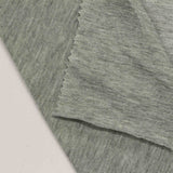 Grey Marl Jersey Knit, Poly-Cotton — photo 2