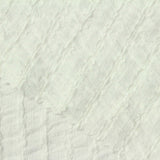 Jacquard Polyester Stretch Crepe Fabric, 150 gsm, 150 cm — White — photo 2