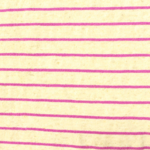 Magenta Stripes Knit, Viscose-Linen