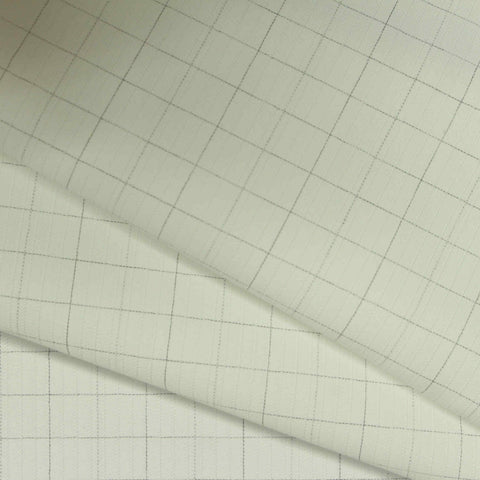 Cream Grid Woven