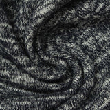 Black Marl French Terry, Cotton-Poly — photo 2