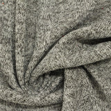 Grey Marl Rib Knit, Poly-Viscose — photo 2