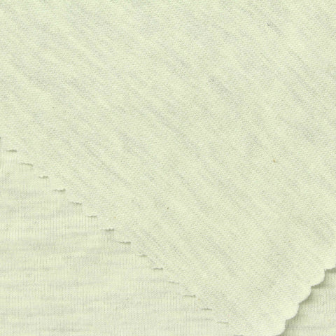 Pale Yellow Marl Jersey Knit, Poly-Cotton