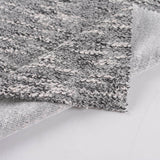 Grey Heather Chunky Knit, Poly-Cotton — photo 2