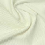 Cotton Stretch Rib Knit Fabric, 240 gsm, 150 cm — Yellow — photo 2