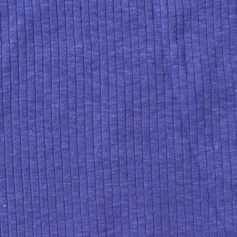 Cotton Polyester Stretch Rib Knit Fabric, 218 gsm, 143 cm — Purple