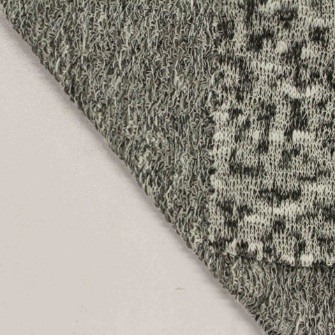 Black Abstract Chenille, Polyester