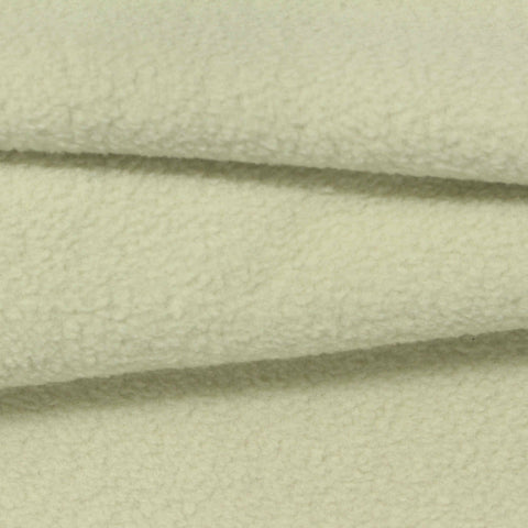 100% Polyester Fleece Fabric, 350 gsm, 165 cm — Khaki
