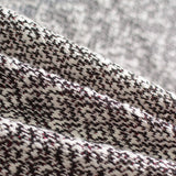 Black Geometric Jacquard, Cotton-Poly — photo 2