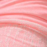Jacquard Viscose Polyester Chunky Knit Fabric, 130 gsm, 155 cm — Pink — photo 2