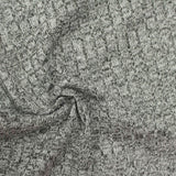 Grey Marl Rib Knit, Polyester — photo 2
