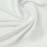 Polyester Stretch Jersey Knit Fabric, 200 gsm, 160 cm — White — photo 2