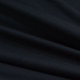 100% Polyester Interlock Knit Fabric, 130 gsm, 165 cm — Black — photo 2