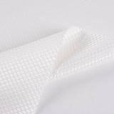White Tone-on-Tone Square Jacquard, Polyester — photo 2