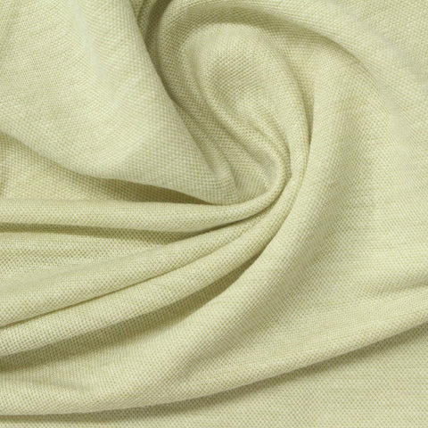 Light Green Textured-Diamond Piqué Knit, Viscose-Nylon