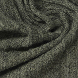 Dark Grey Marl Rib Knit, Poly-Viscose — photo 2