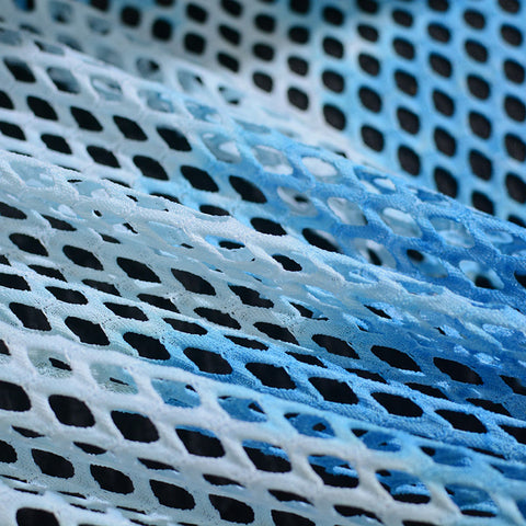 Yarn-Dyed Polyester Stretch Knit Fabric, 140 gsm, 160 cm — Navy