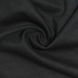 Viscose Nylon Stretch Ponte Knit Fabric, 260 gsm, 160 cm — Black — photo 2