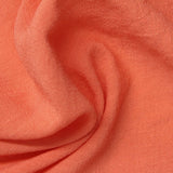 Slub Viscose Polyester Woven Fabric, 124 gsm — Orange — photo 2