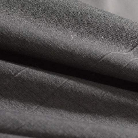 Polyester Viscose Stretch Woven Fabric, 185 gsm, 146 cm — Grey