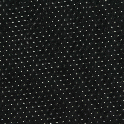 White Dots Jersey Knit, Cotton, 150 gsm