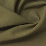 Polyester Viscose Stretch Twill Fabric, 270 gsm, 150 cm — Khaki — photo 2