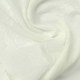 White Tone-on-Tone Jacquard, Polyester — photo 2