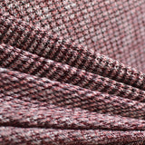Burgundy Heather Rib Knit, Poly-Viscose — photo 2