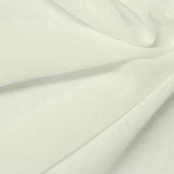 100% Polyester Rib Knit Fabric, 110 gsm, 155 cm — White — photo 2