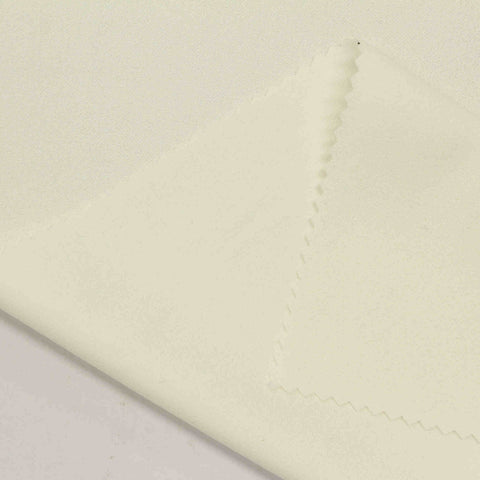 Printed Polyester Stretch Scuba Knit Fabric, 250 gsm — Beige