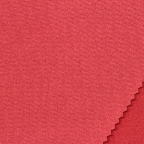 Polyester Stretch Linen-Look Fabric, 280 gsm, 160 cm — Red