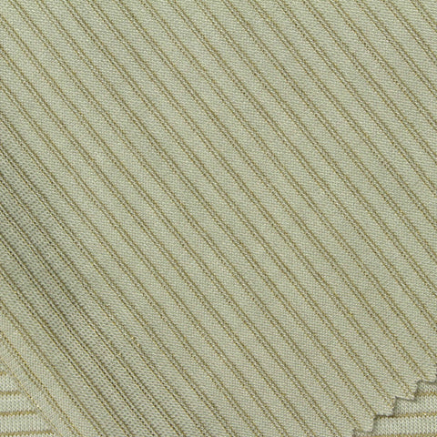 Beige Horizontal-Stripe Knit, Viscose