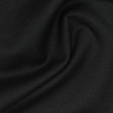 Viscose Polyester Stretch Ponte Knit Fabric, 280 gsm, 160 cm — Black — photo 2
