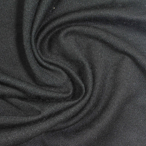 Polyester Viscose Stretch French Terry Fabric, 228 gsm, 154 cm — Grey