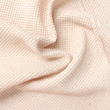Jacquard Polyester Stretch Knit Fabric, 235 gsm — Beige — photo 2