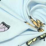 Yellow Butterfly Milk Silk Knit, Polyester — photo 2