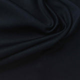 Polyester Stretch Ponte Knit Fabric, 270 gsm, 165 cm — Black — photo 2