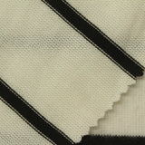 Black Horizontal-Stripe Chunky Knit, Poly-Viscose — photo 2