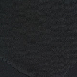 Polyester Stretch French Terry Fabric, 208 gsm, 155 cm — Black — photo 2