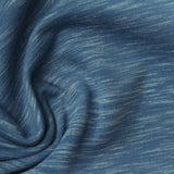 Blue Heathered-Marl Scuba Knit, Polyester — photo 2